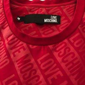 Men designer Moschino shirt